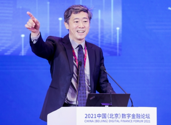 9月19日，李稻葵出席“2021中国（北京）数字金融论坛”